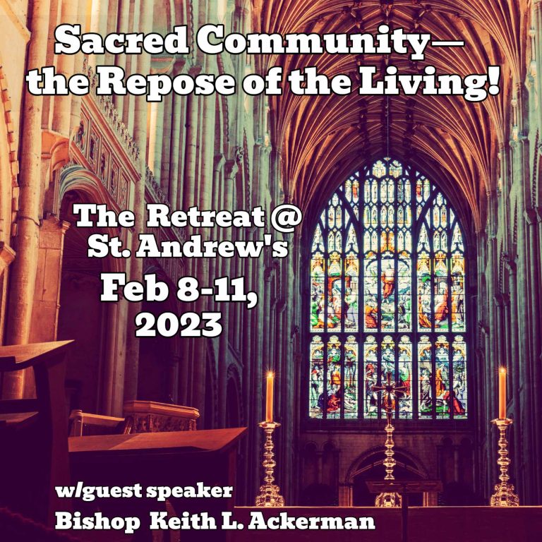 St Andrew's Church retreat with Bishop Keith Ackerman